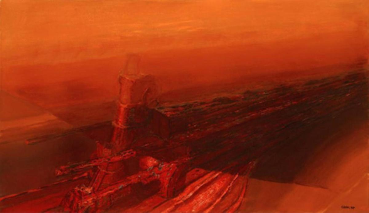 ’El sueño del Titanic’, del pintor cántabro Enrique Gran.