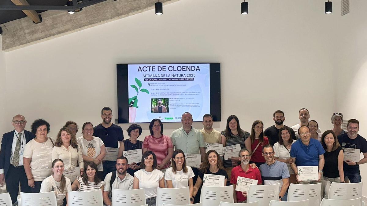 Acto de clausura de la Setmana de la Natura de Ontinyent.