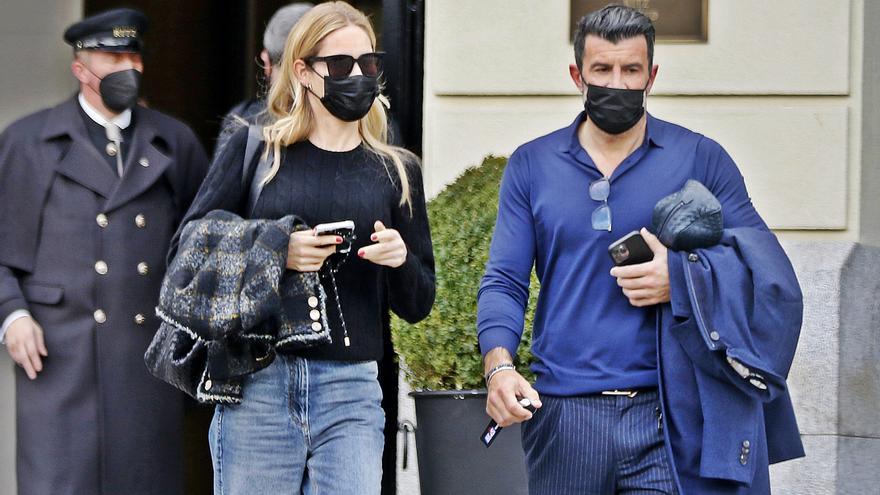 Luis Figo y Helen Svedin, unidos tras su bache sentimental