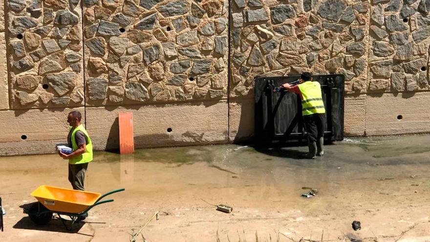 Actuaciones en el río entre Orihuela y Rojales.