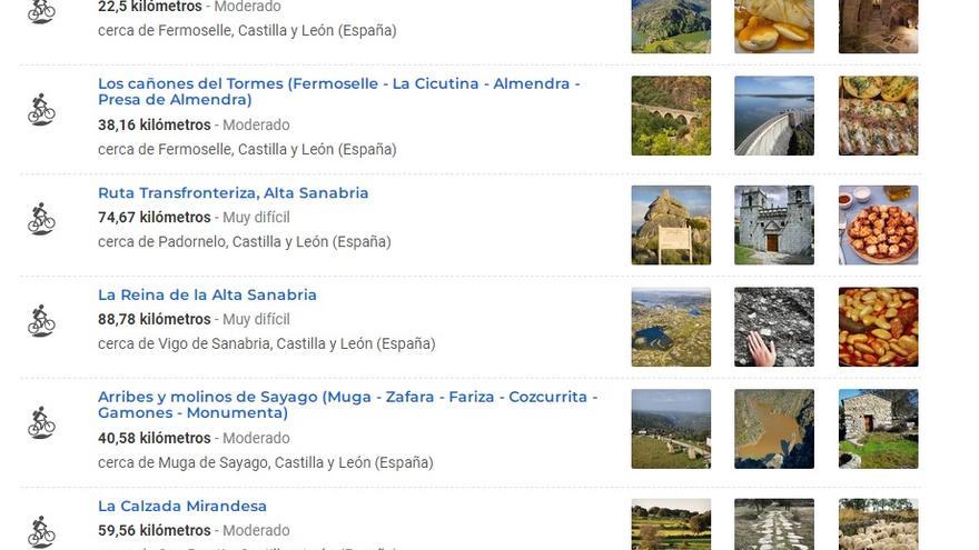 Wikiloc, la web de turismo de Zamora donde descubrir rutas de BTT y senderismo.