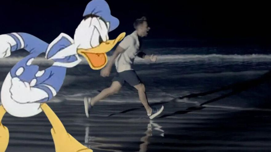 Vídeo de Montoya como el Pato Donald en La Isla de las Tentaciones