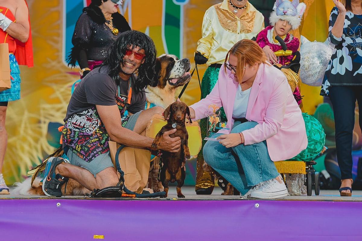 Uno de los triunfadores del Carnaval canino