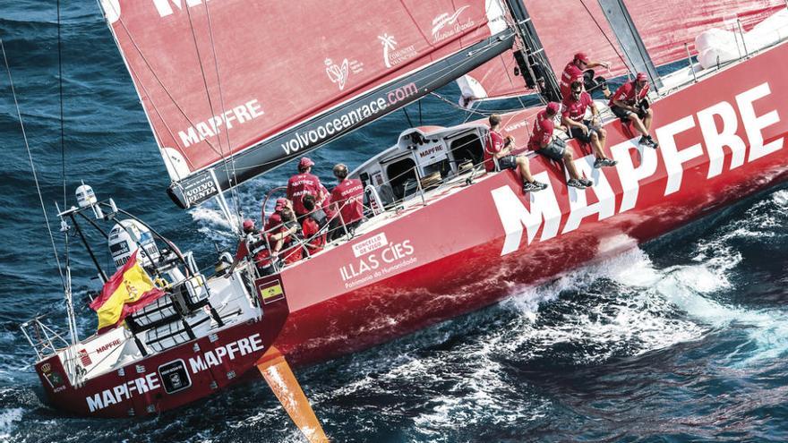 Simulación de cómo quedaría el logotipo de Cíes en el barco. //FdV