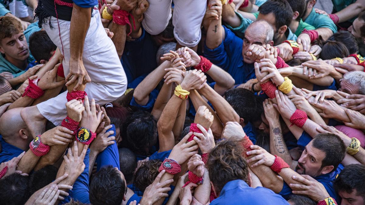 Els Castellers de Berga van celebrar el passat dissabte el seu desè aniversari