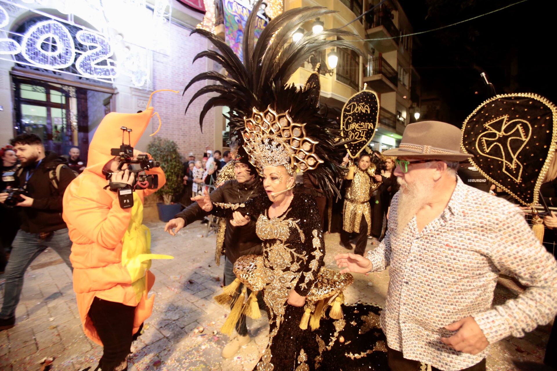 Batalla de Don Carnal y Doña Cuaresma, y pregón del Carnaval de Águilas en fotos