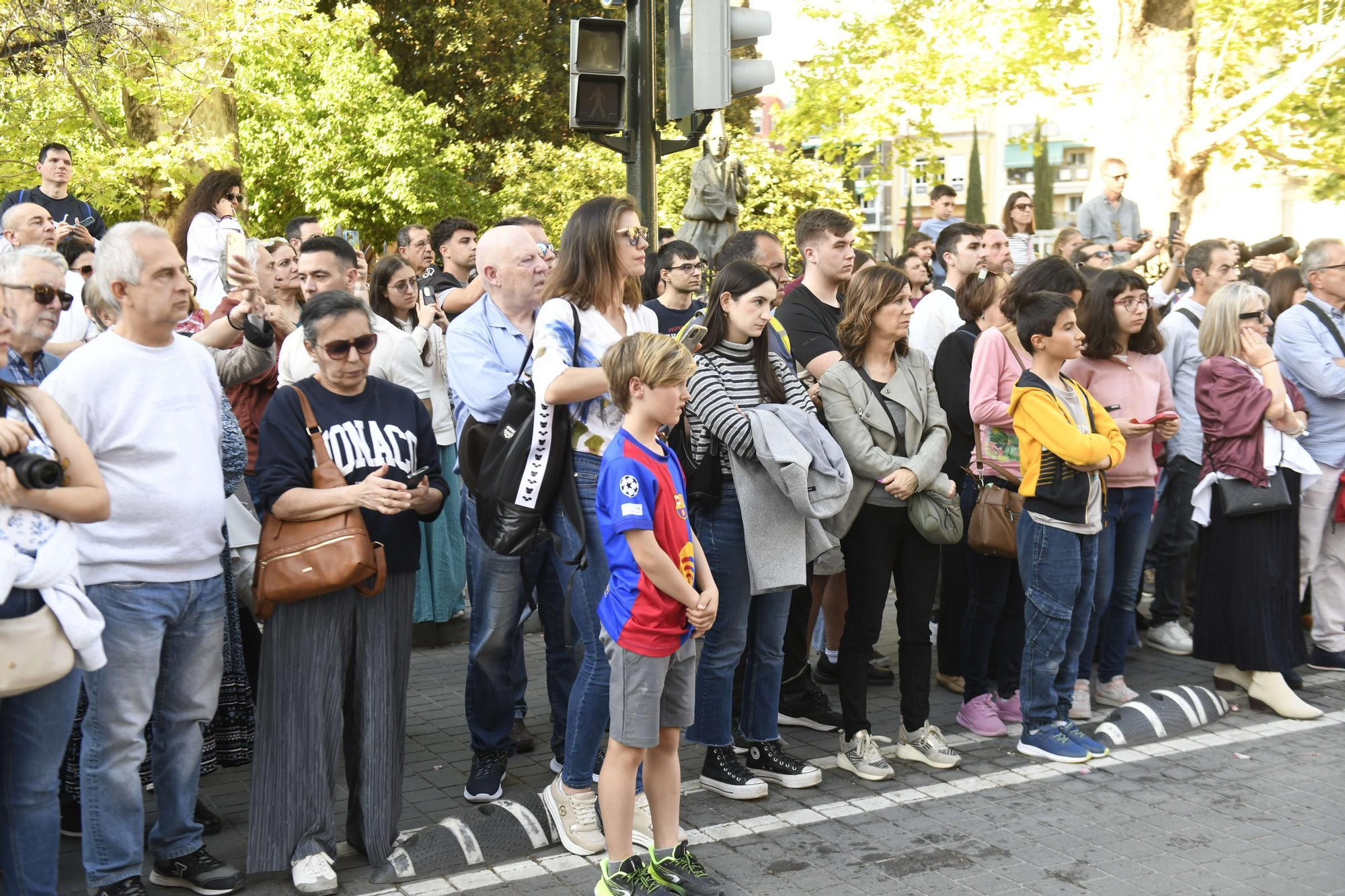Procesión de la Soledad del Calvario en la Semana Santa de Murcia 2025.