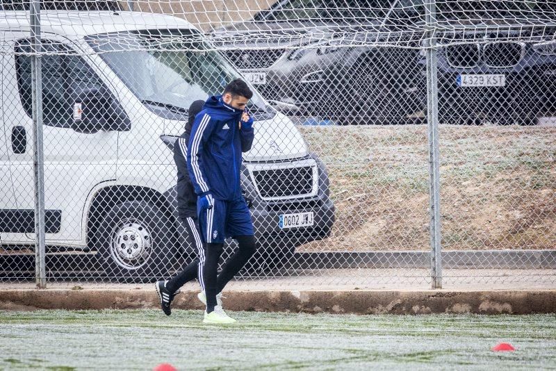 Entrenamiento del 13 de enero del Real Zaragoza