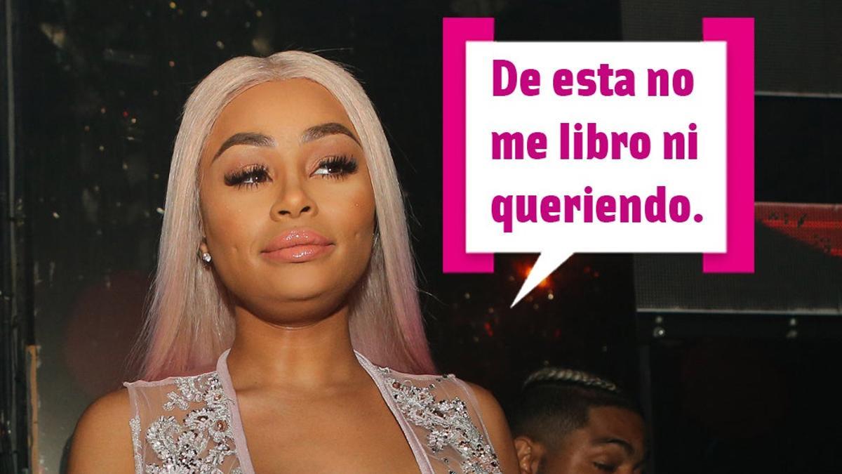 Blac Chyna no se libra ni queriendo