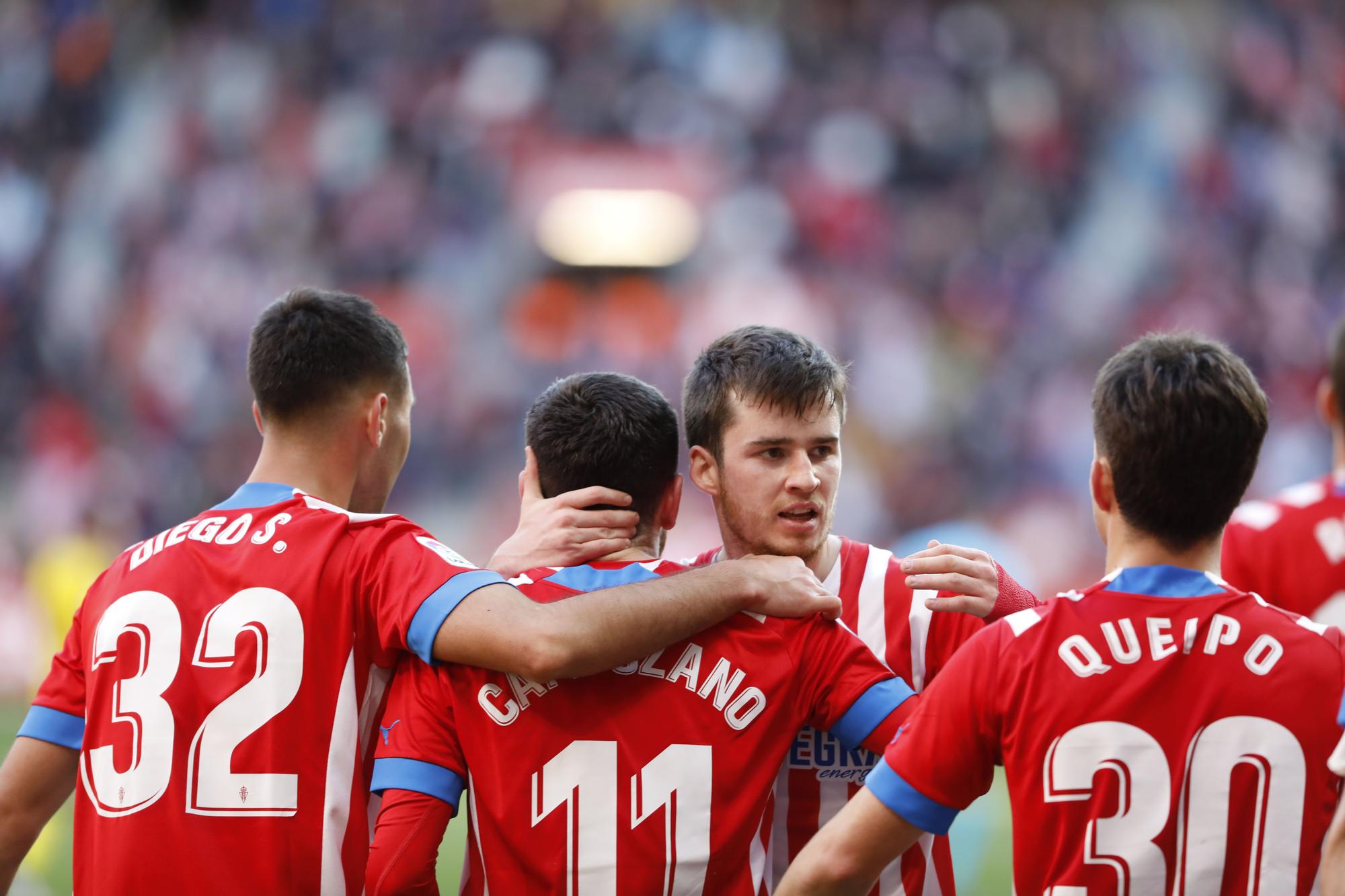 EN IMÁGENES: El encuentro entre el Sporting y el Real Zaragoza