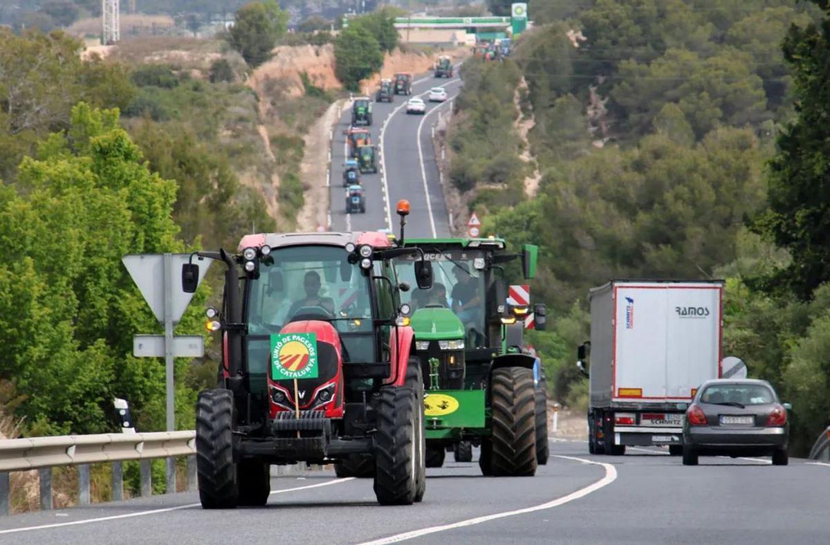 El camp català se sumarà dimarts a la protesta amb talls de carreteres
