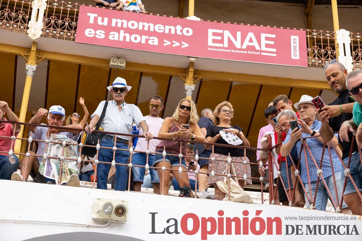 Así se vivió desde las gradas la primera corrida de la Feria de Murcia (El Juli, Manzanares y Talavante)