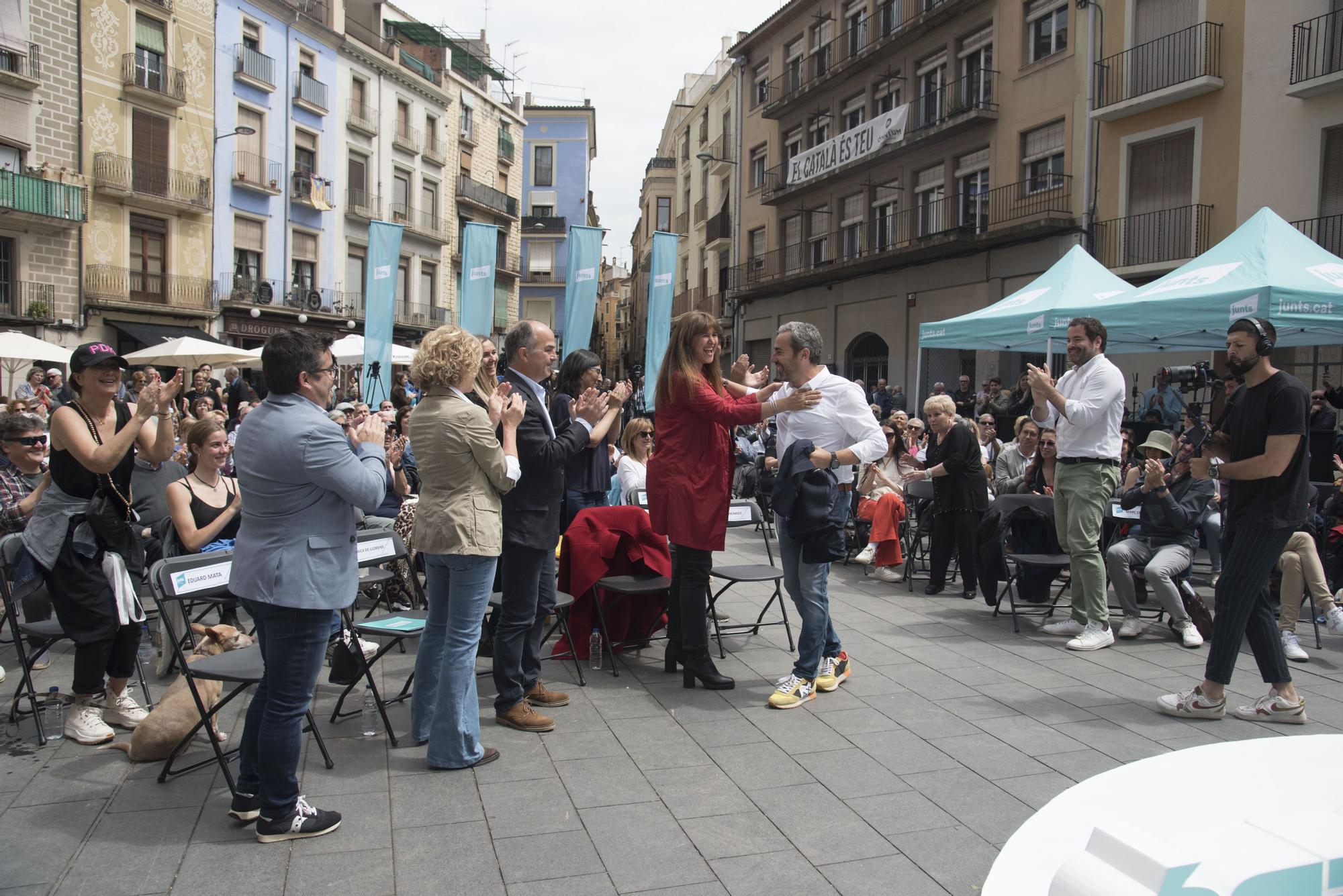 Acte central del candidat a l'alcaldia de Manresa de Junts, Ramon Bacardit