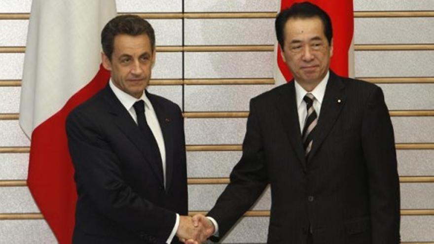Sarkozy visita Japón