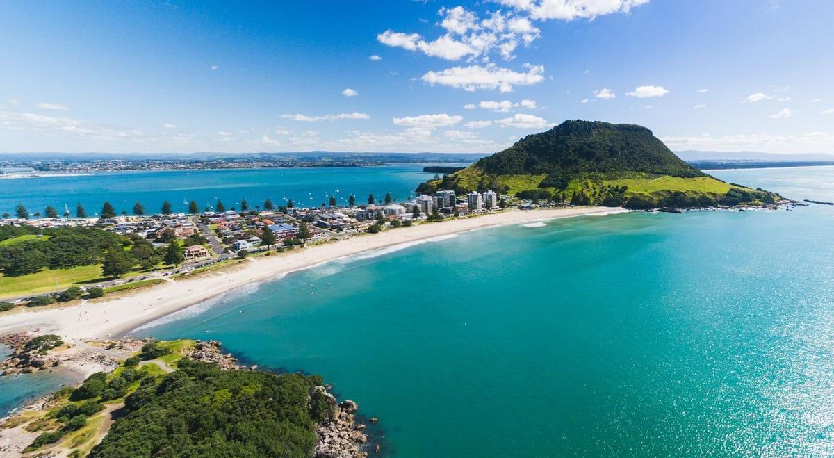 Monte Maunganui, Nueva Zelanda.