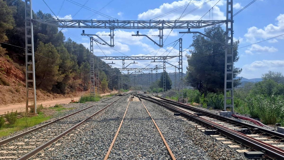 Tram d'ample estàndard del futur corredor mediterrani entre Castellbisbal i Martorell