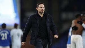 Frank Lampard, tras un partido entre el Chelsea y el Everton.