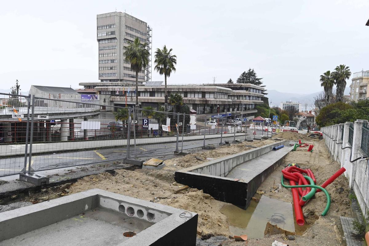 Aneiros puso como ejemplo de gestión obras como la del Paseo de Granada.