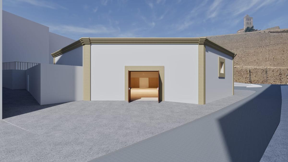 Una recreación de cómo quedará Sa Peixateria después de la reforma.