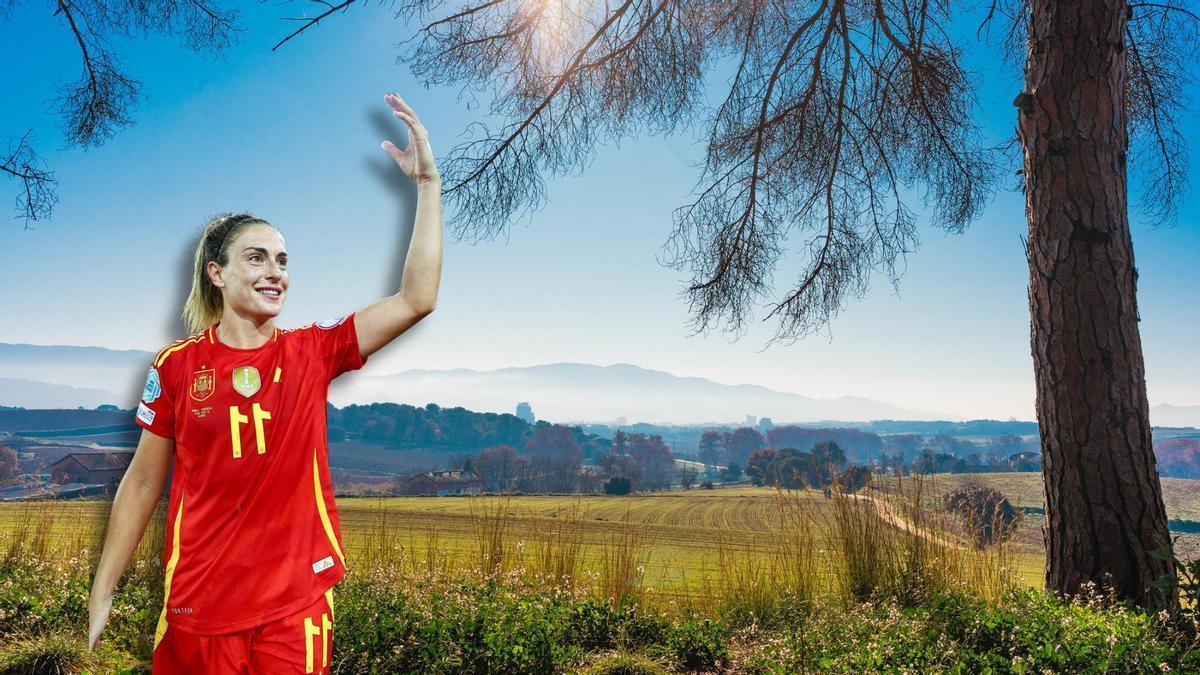 El refugio de Alexia Putellas es un sencillo pero acogedor pueblo cerca de Barcelona.