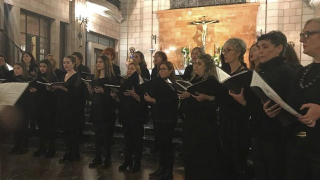 El Schola Cantorum de Grado.