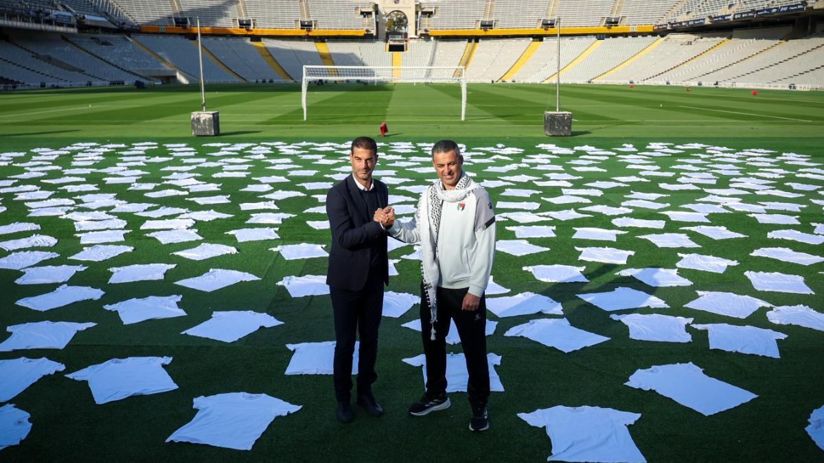 Gerard López y Ehab Abu Jazar estrecharon lazos en Montjuïc