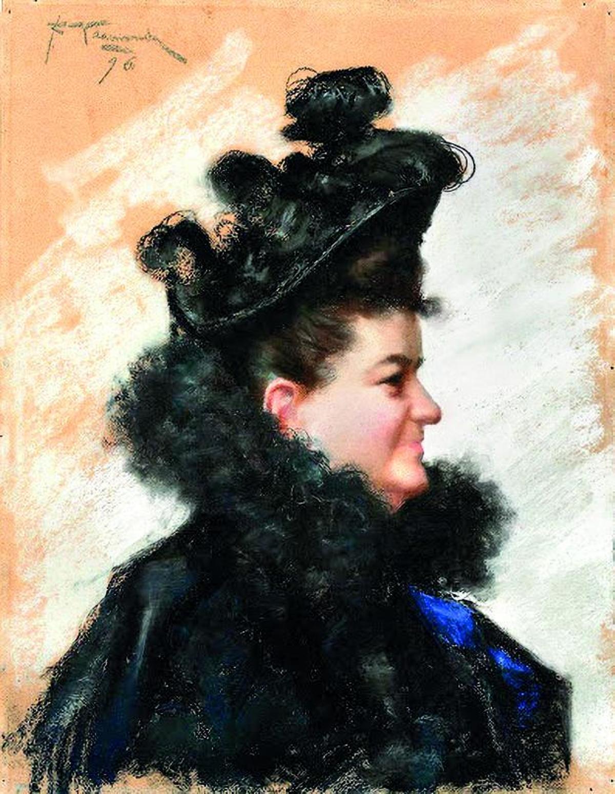 Retrato de Emilia Pardo Bazán. | // MUSEO DE BELLAS ARTES DE A CORUÑA