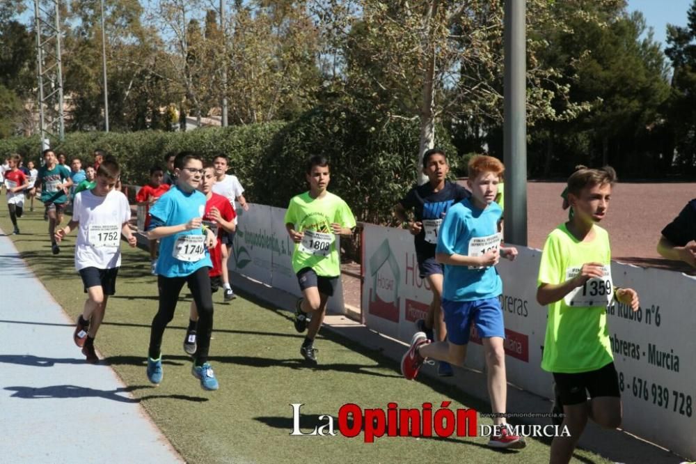 Final Cross Escolar de Lorca . Alevín masculino