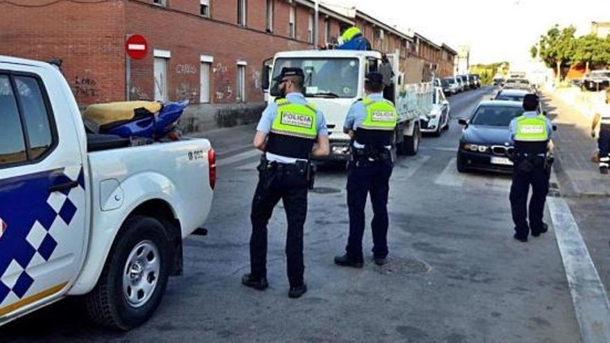 Un control de frau elèctric a la zona oest de Figueres, en una imatge d&#039;arxiu.