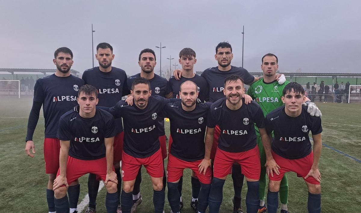 Una alineación copera de la UE Tavernes fuera de casa