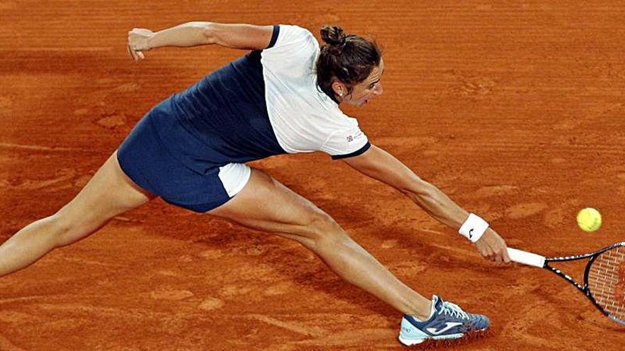 Sara Sorribes se retira por lesión ante Sara Errani