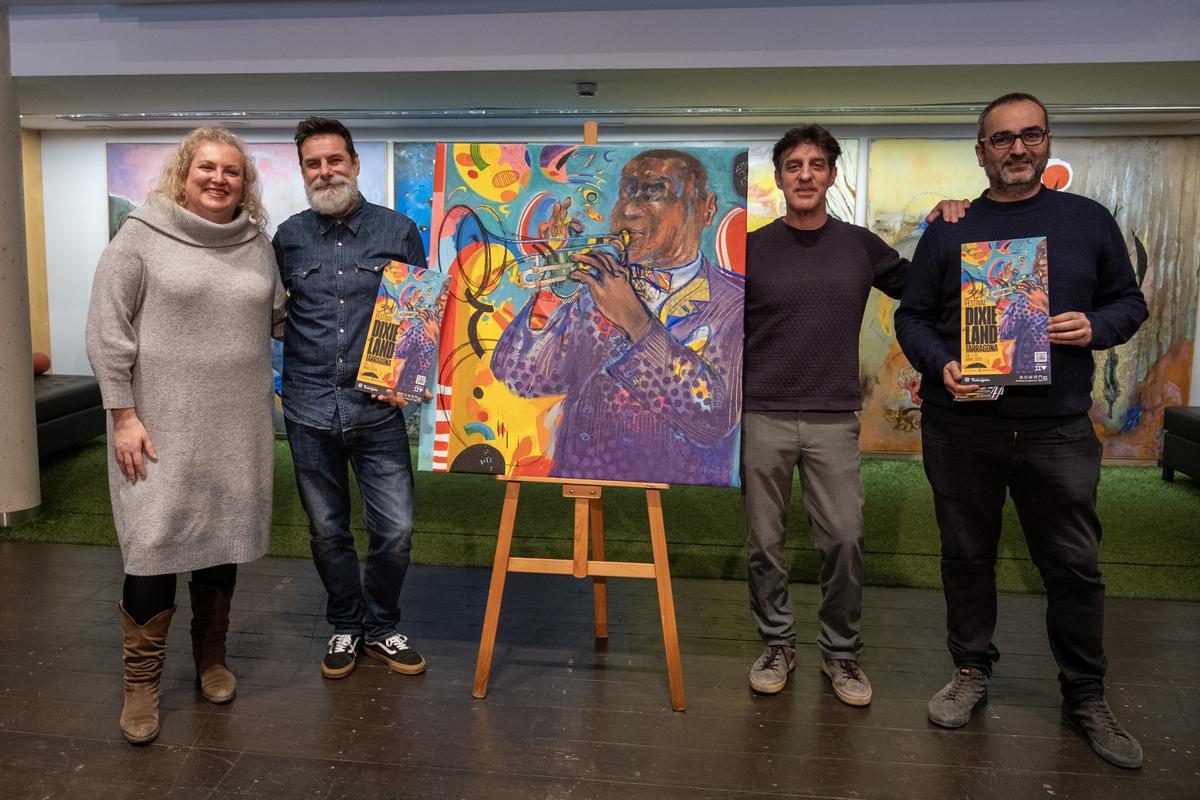 Presentación de la 30 edición del Festival Dixieland, este martes.