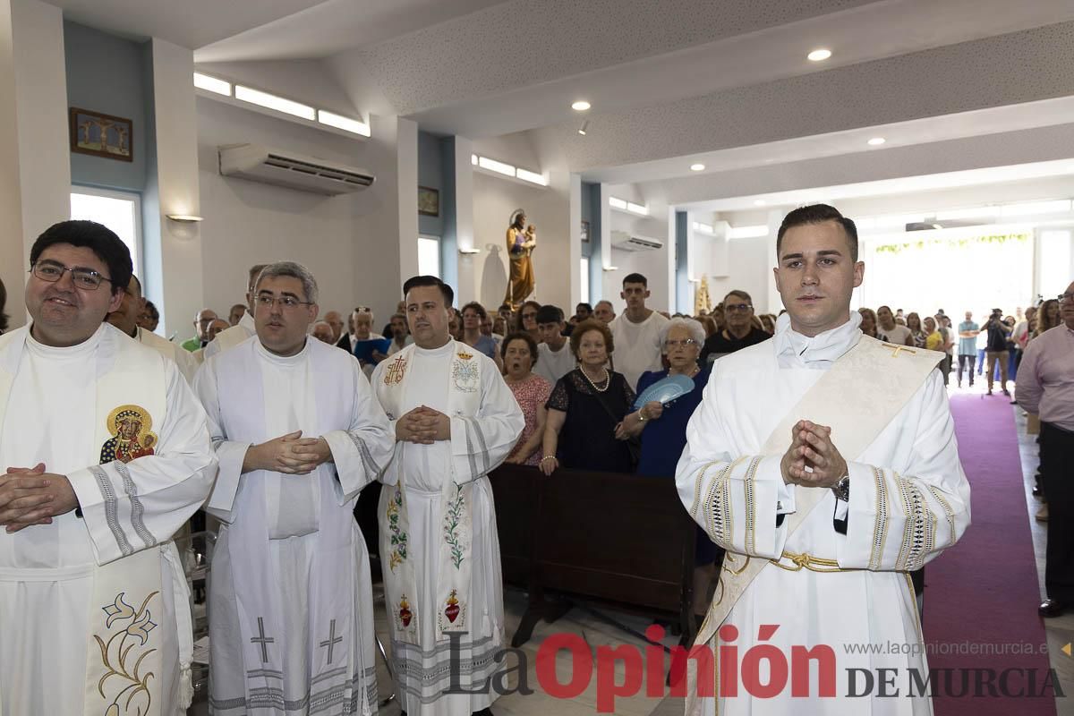 Así se ha vivido la ordenación sacerdotal de Miguel Tovar Fernández en la pedanía molinense de Torrealta