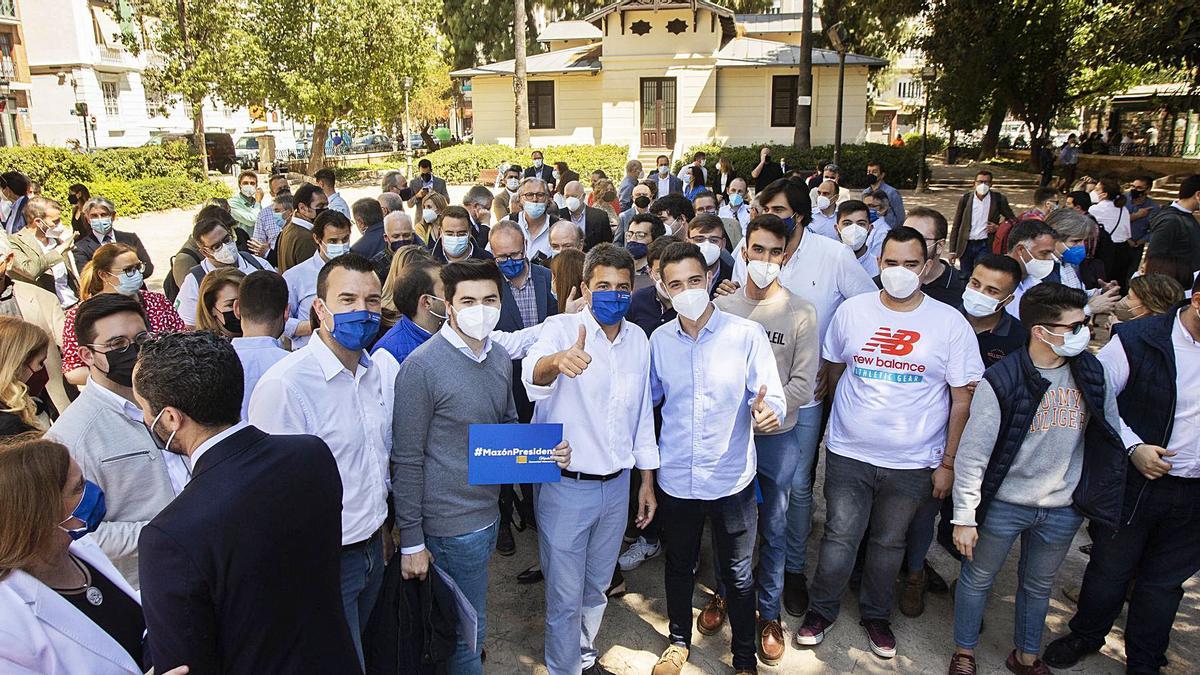 El encuentro con más de 200 dirigentes y simpatizantes en València. 