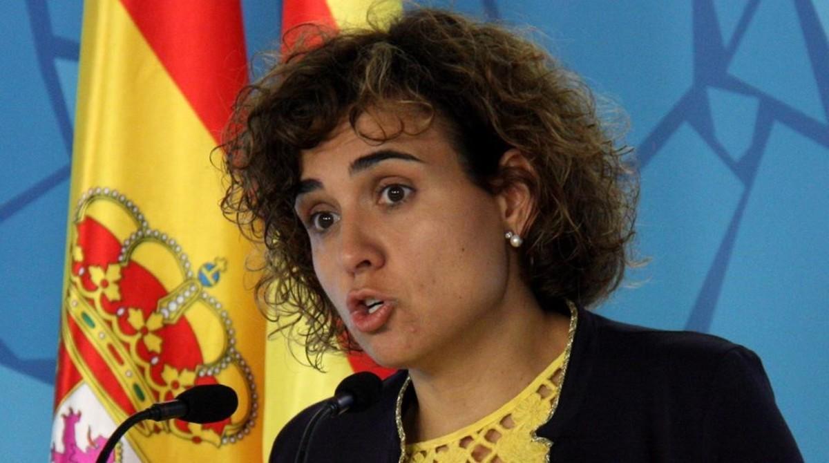 Dolors Montserrat, ministra de Sanidad y Asuntos Sociales.