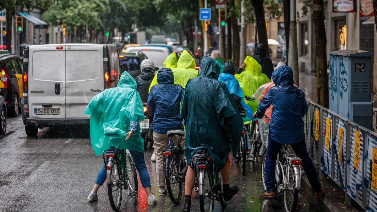 Lluvia en Barcelona