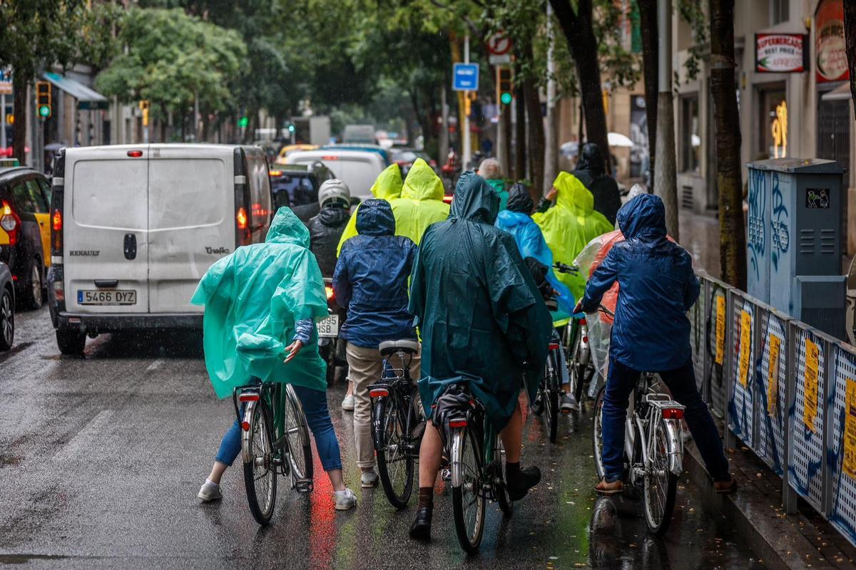 Lluvia en Barcelona