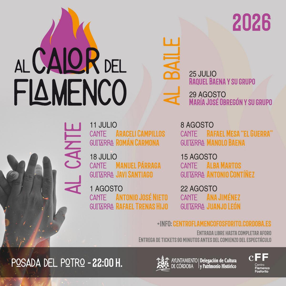 Ciclo Al calor del flamenco, de la Posada del Potro.