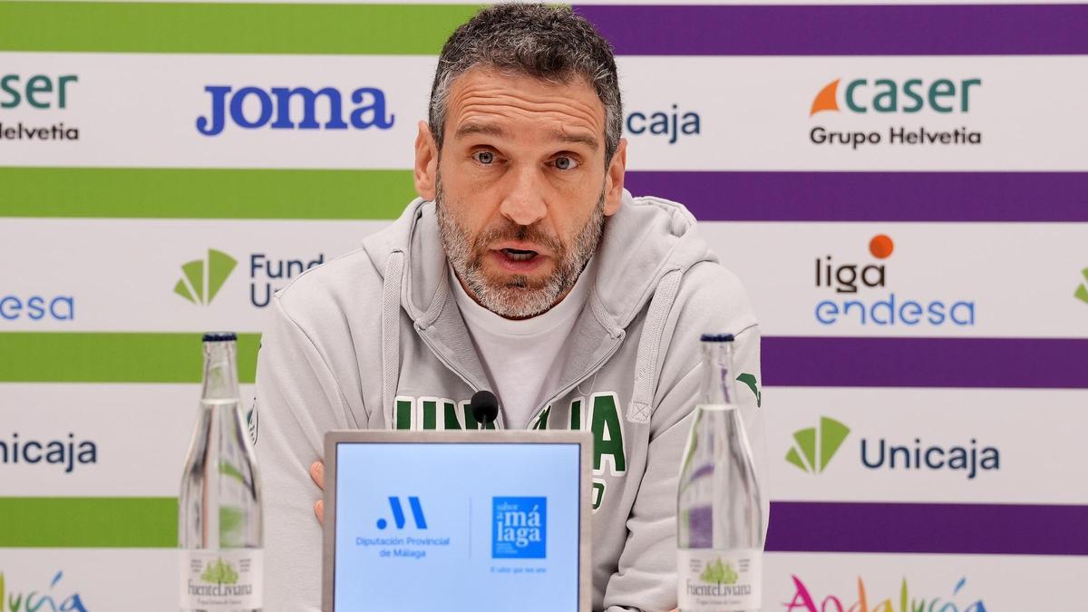 Ibon Navarro, entrenador del Unicaja.