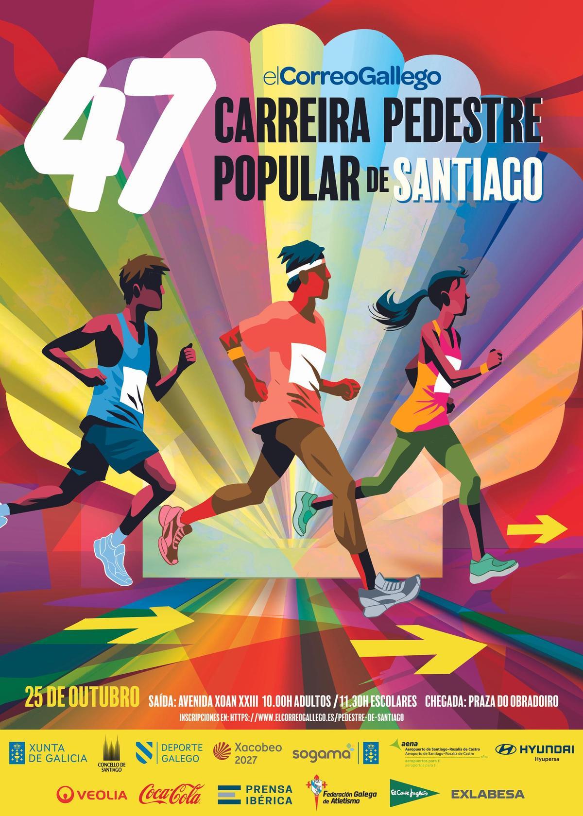 ¡Inscríbete ya! 47ª Carreira Pedestre Popular de Santiago
