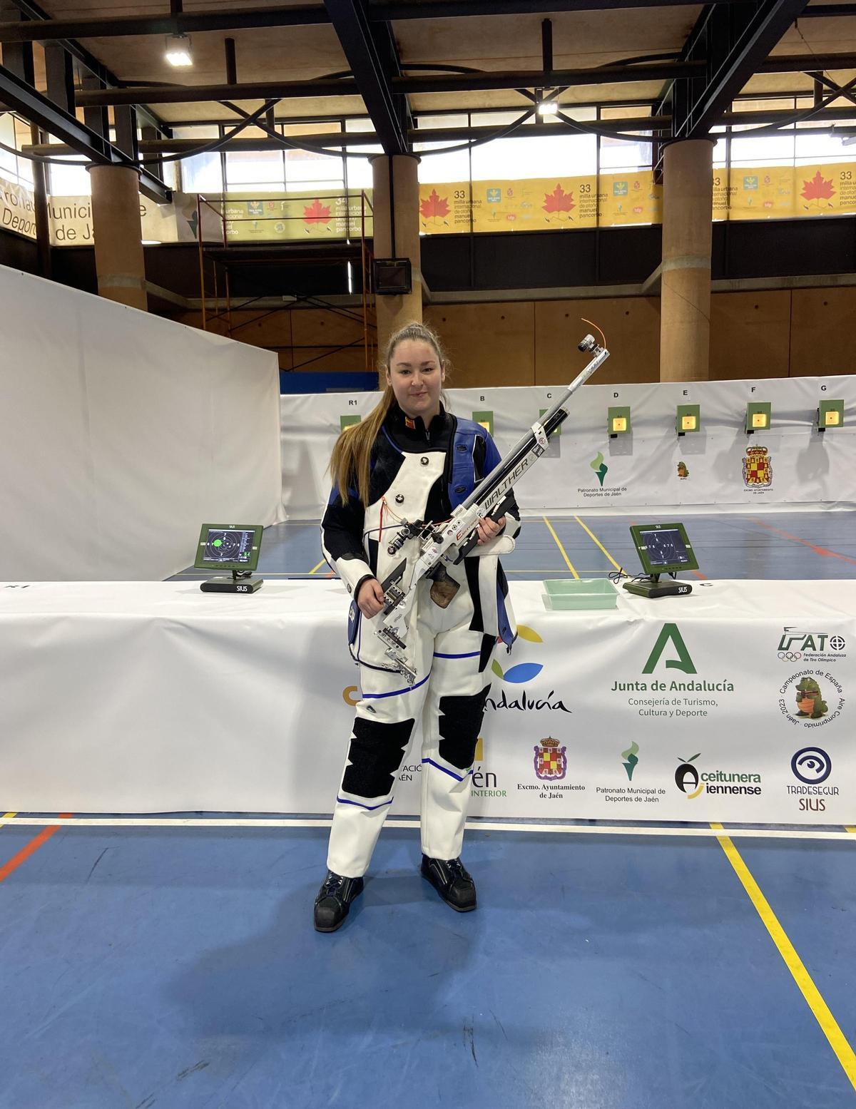 María Antonia Sastre, campeona de España en Jaén.