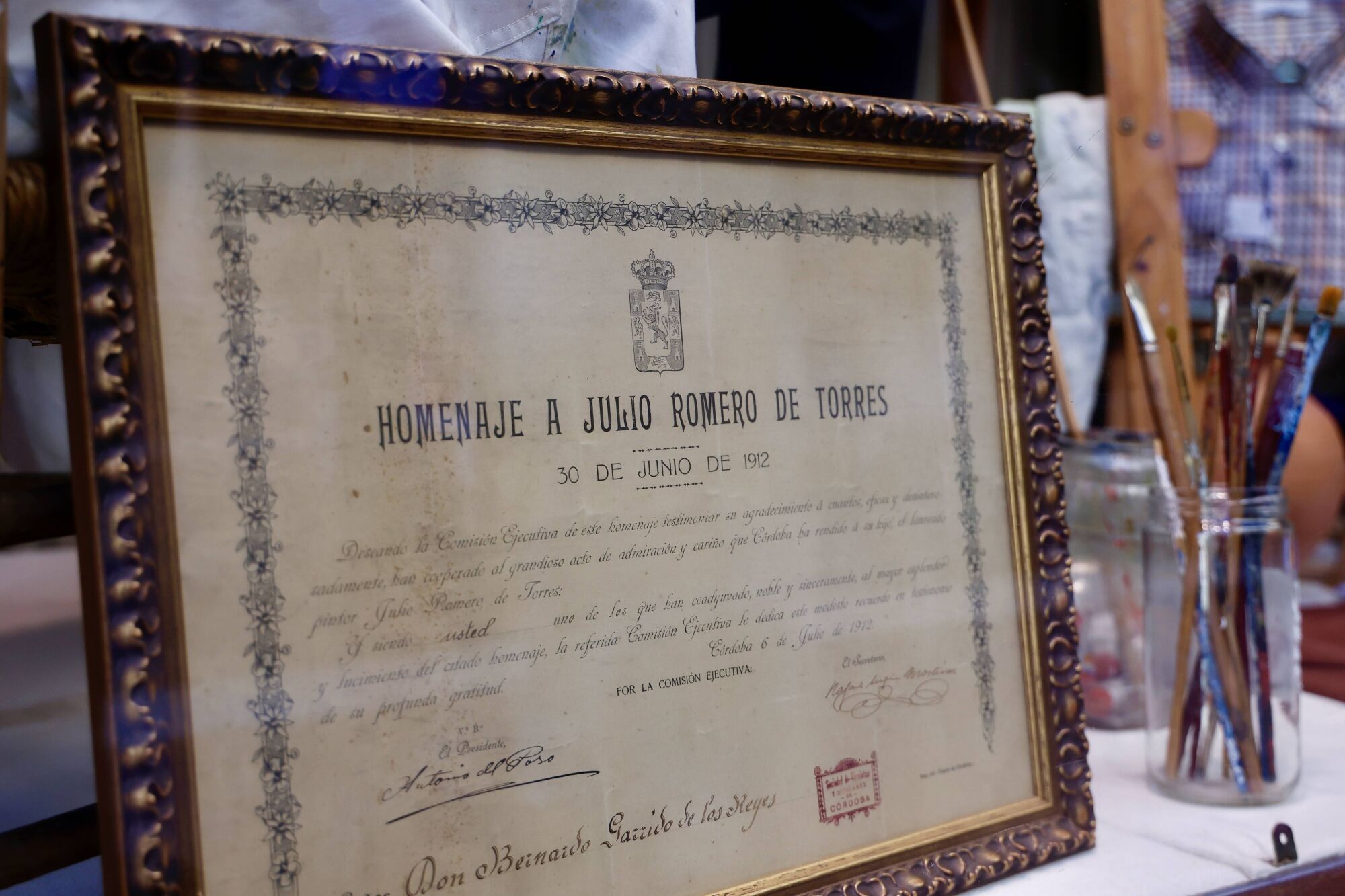 Julio Romero de Torres toma los escaparates del centro de Córdoba