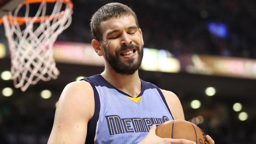 Marc Gasol, durante el partido.