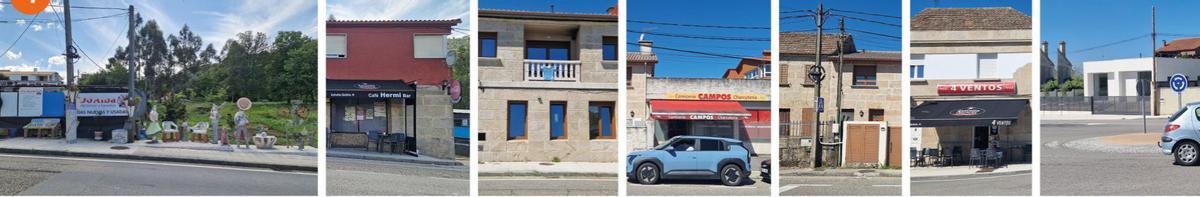 Fotografías de uno de los tramos del vial.