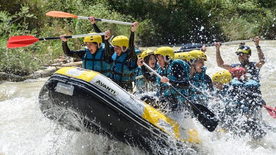 El paraíso del rafting en el interior de la provincia