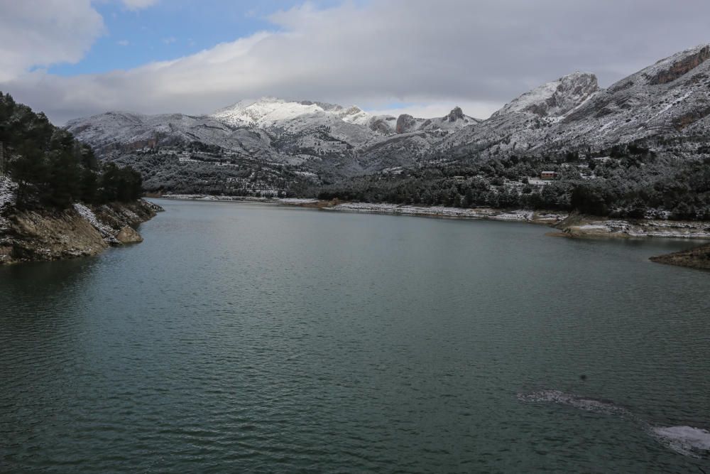 Nieve en la Marina Baixa