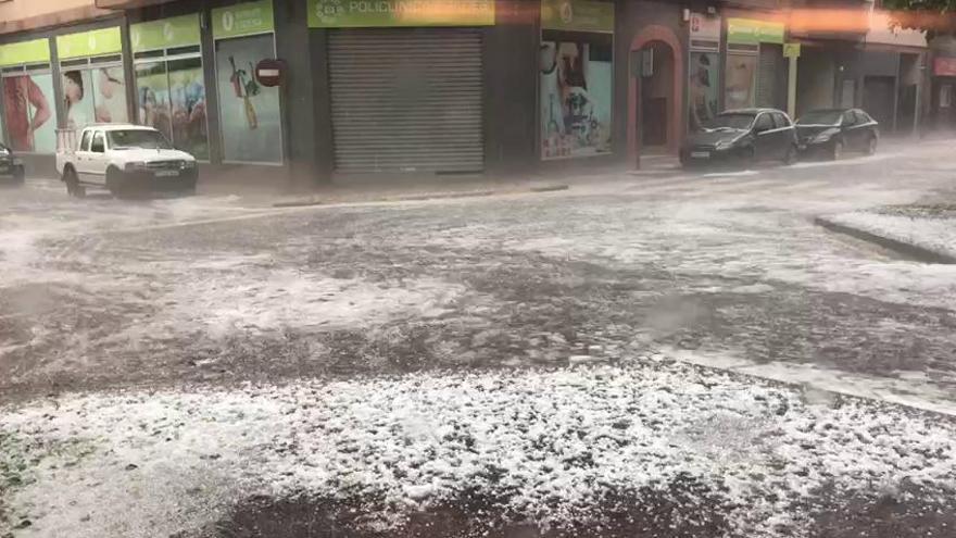 Granizo en Onda