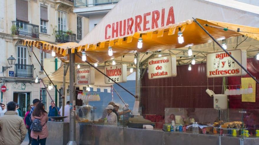 Churrería en València.