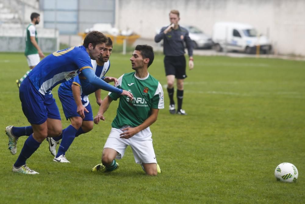 El partido entre el Real Avilés y el Llanes, en imágenes