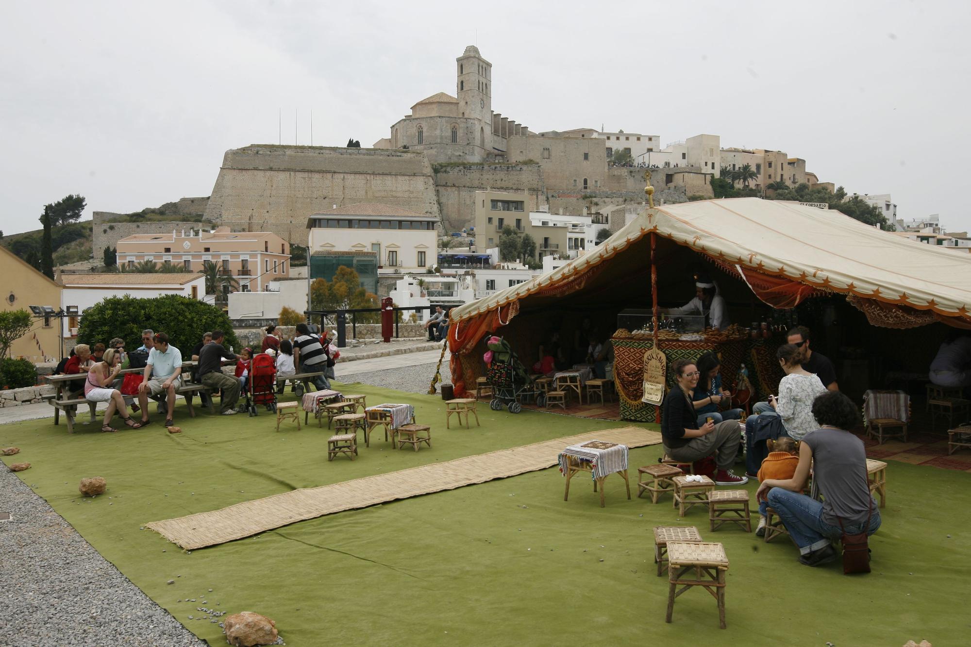 Edición de 2009 de la Feria Medieval de Ibiza.